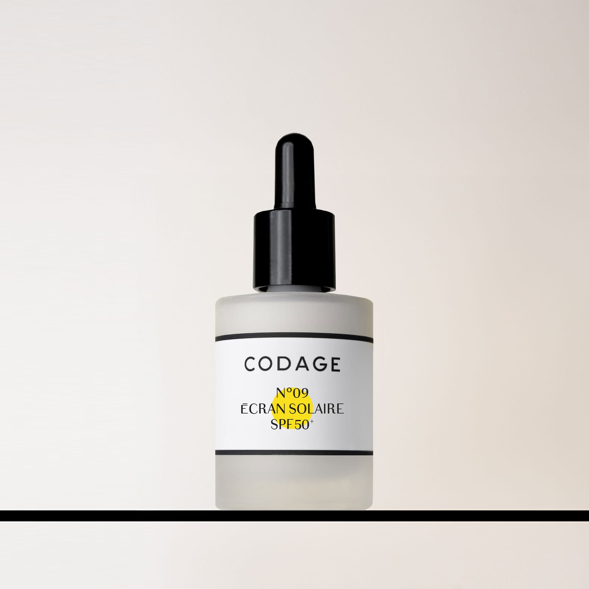 sérum écran solaire codage